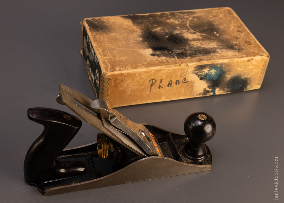 STANLEY No. 4C Smooth Plane Near Mint in Box - 107485