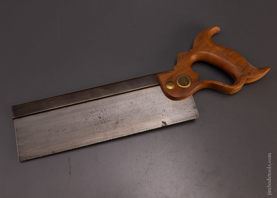Extra Fine GEO. BISHOP No. 8 Back Saw - 107488
