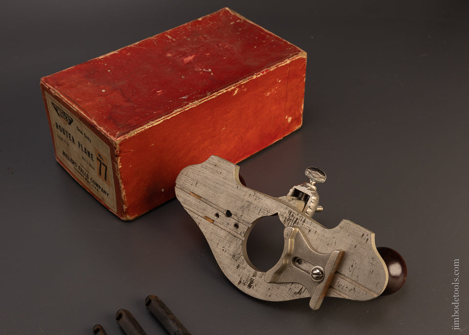 MILLERS FALLS No. 77 Router Plane 100% COMPLETE Mint in Box - 107499