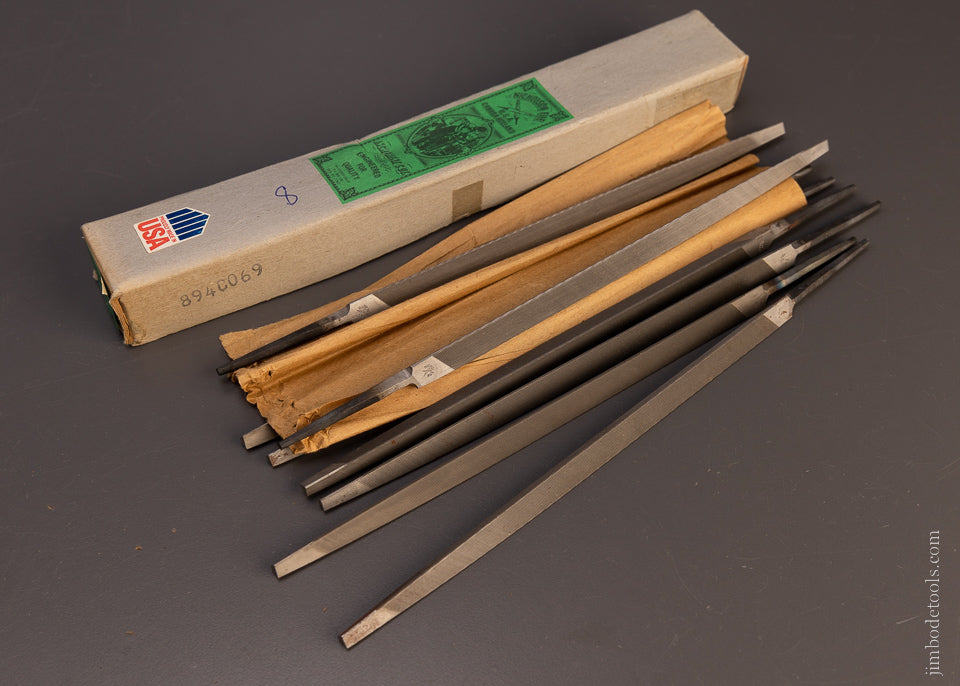 Box of 8 NICHOLSON Files in Box 8 Inch -  107508