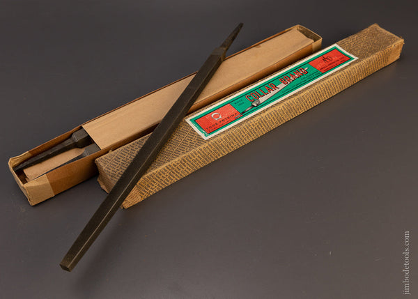 14 Inch New Box of 6 Coarse Square Files - 107513