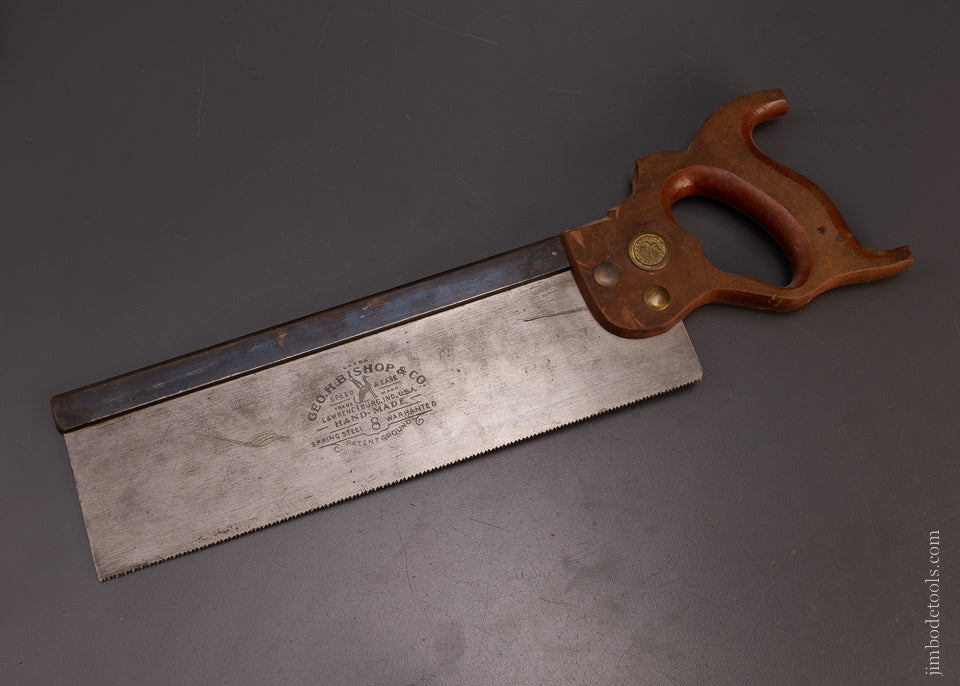 Unused GEO. BISHOP No. 8 Back Saw - 107521