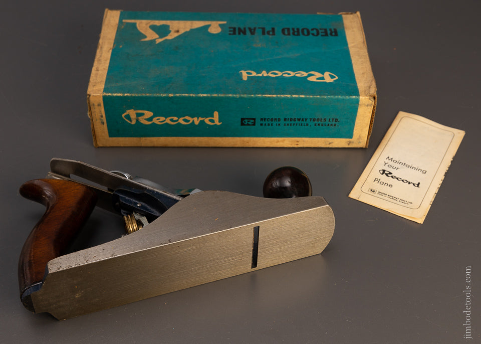RECORD No. 03 Smooth Plane Mint in Box - 107531