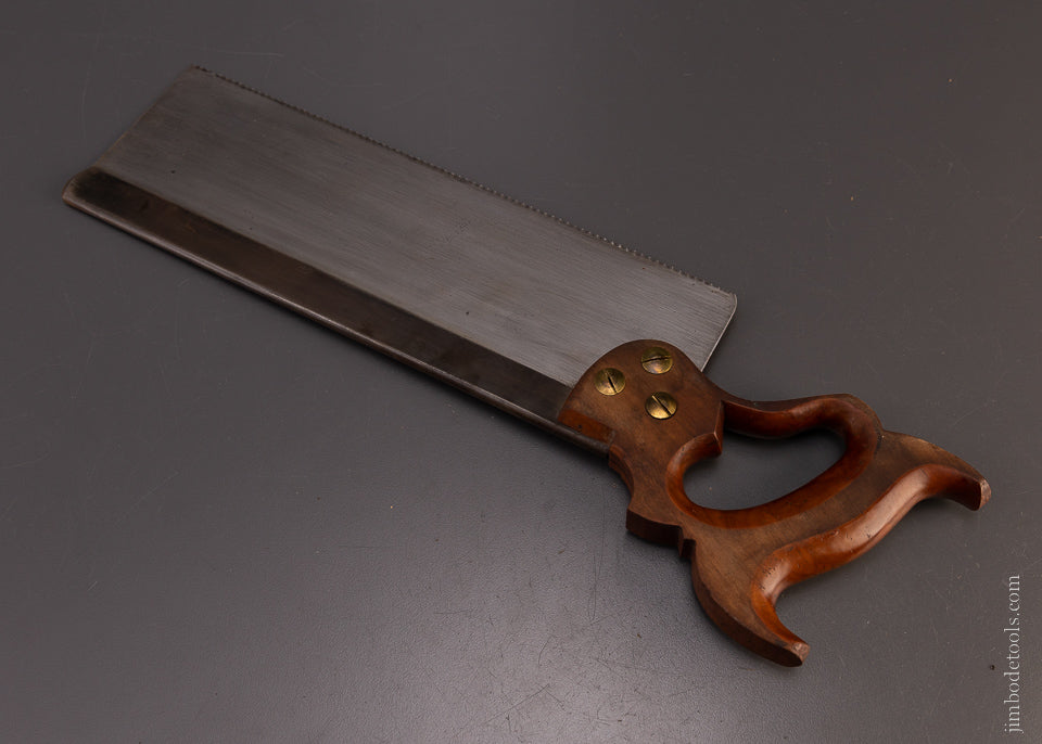 Near Mint GEO. BISHOP No. 8 Back Saw - 107543