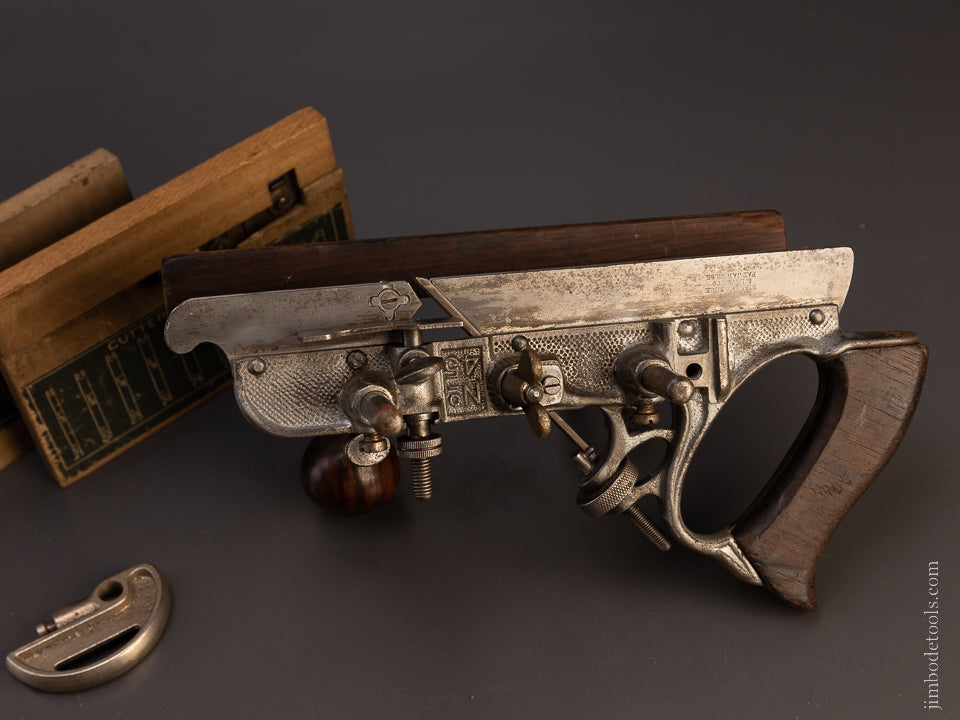 STANLEY No. 45 Combination Plane with 3 Stops & 21 Cutters - 107549
