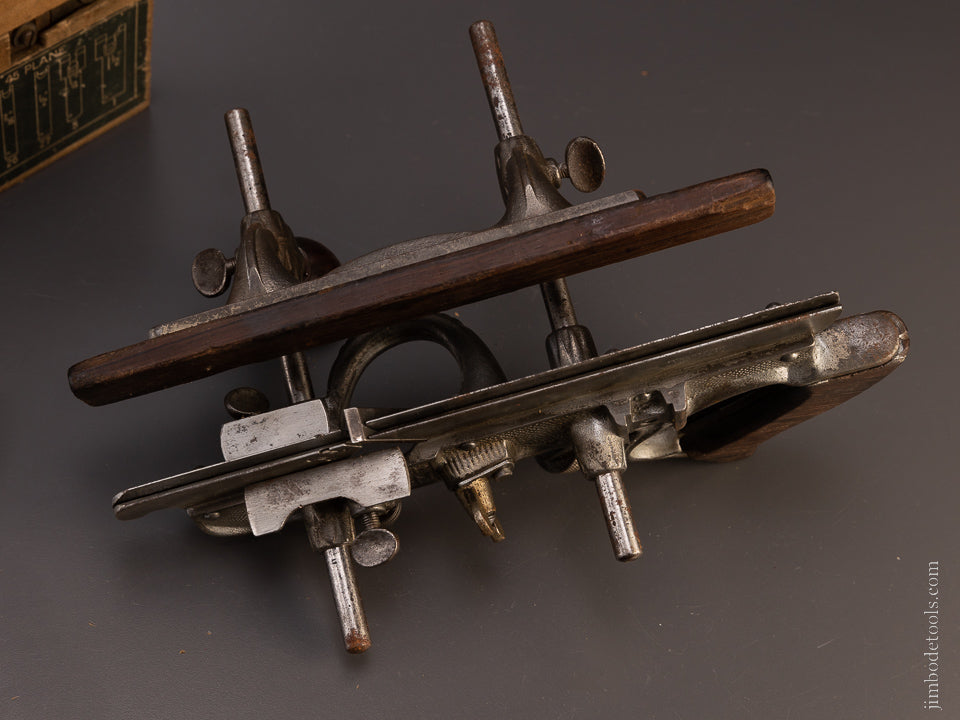 STANLEY No. 45 Combination Plane with 3 Stops & 21 Cutters - 107549
