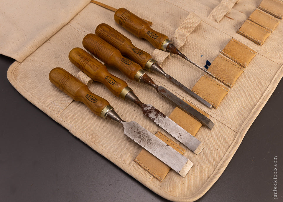 Set of 5 MARPLES Mortise Chisels - 107577
