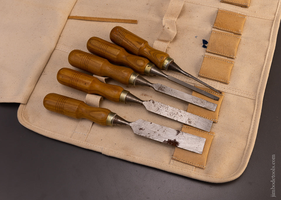 Set of 5 MARPLES Mortise Chisels - 107577