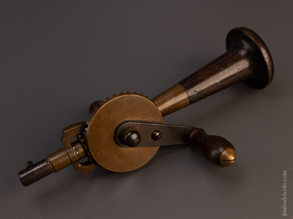 Elegant Brass Framed Hand Drill - 107593