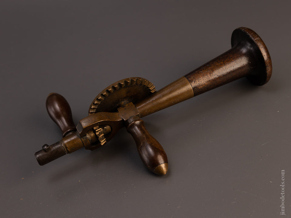 Elegant Brass Framed Hand Drill - 107593