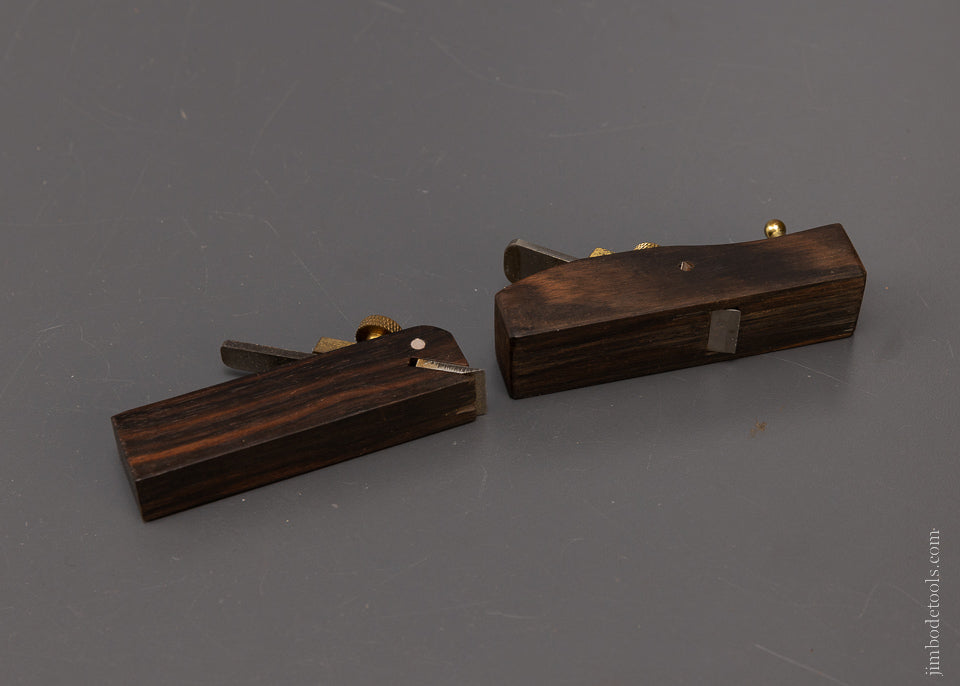 2 Miniature 3 Inch Rosewood Planes Mint - 107602