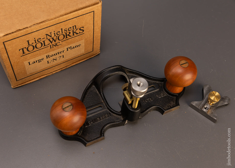 LIE NIELSEN No. 71 Router Plane Mint in Box - 107605