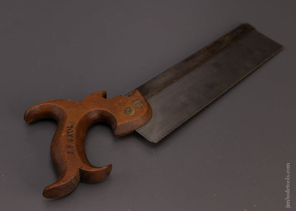 Rare JOHNSON & CONAWAY Double Eagle Back Saw - 107621 – Jim Bode Tools