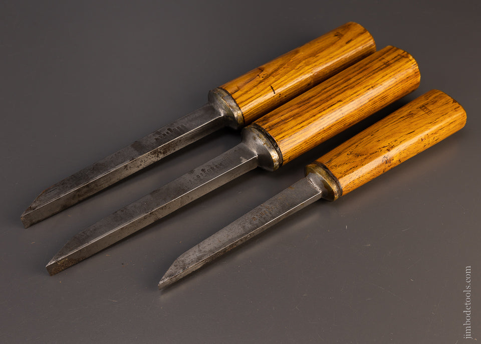 9/16, 1/2, 5/16 Pig Sticker Mortise Chisels ROBT. SORBY - 107645