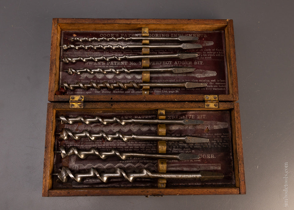 Good Working JAMES SWAN Bit Set in Box - 107669