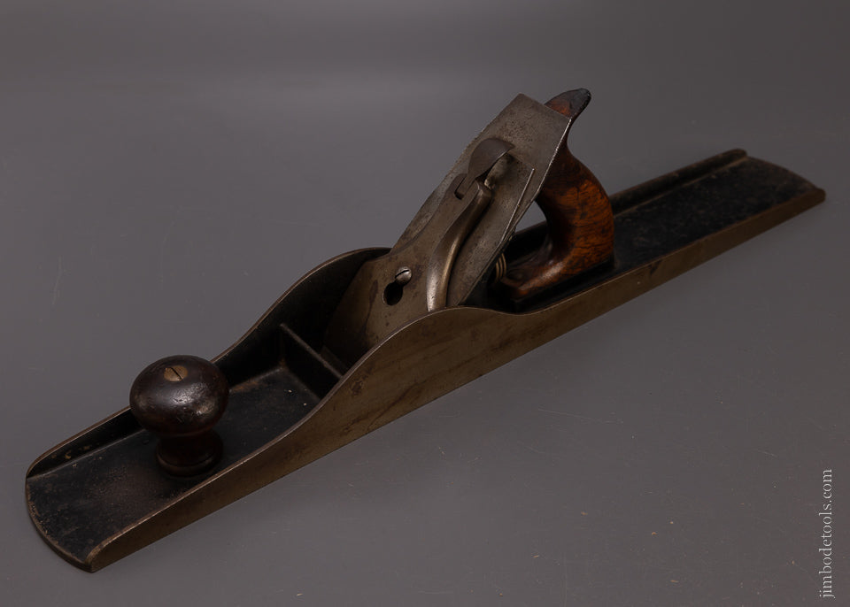 Fine STANLEY No. 7 Jointer Plane Type 2 Ca. 1869-72 Solid Nut & Cap - 107778