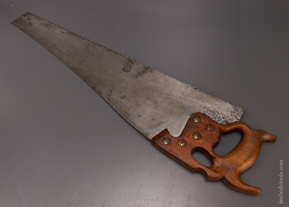 Fine, Sharp DISSTON D-8 Thumb Hole Rip Hand Saw - 107882