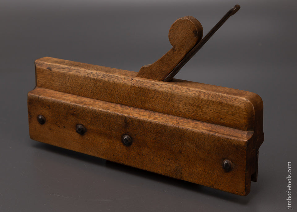 18th Century 10 Inch Yellow Birch Grooving Plane by I. LINDENBERGER - 107785