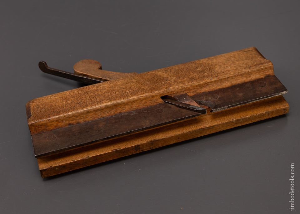 18th Century 10 Inch Yellow Birch Grooving Plane by I. LINDENBERGER - 107785