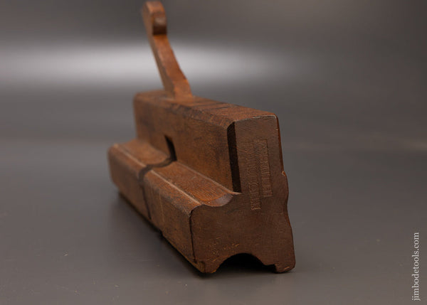 Massive 12/8 Inch Astragal Moulding Plane 18th Century Yellow Birch A. SMITH REHOBOTH - 107788