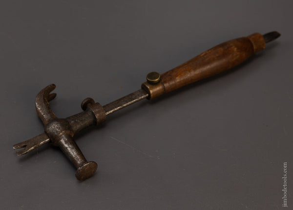 Rare THAYER’S PATENT June 24, 1862 Combination Tool Hammer - 107806