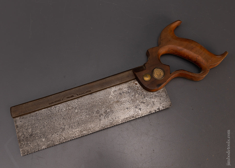 Fine HENRY DISSTON 10 Inch Back Saw - 107845