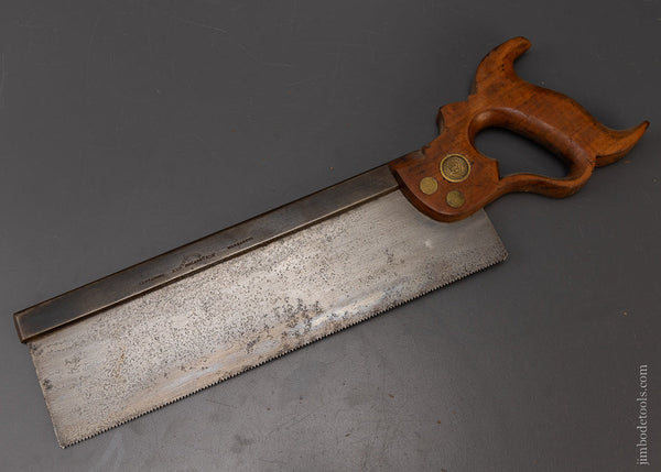 Fine DISSTON & SON Pre-1871 Tenon Dovetail Saw - 107846