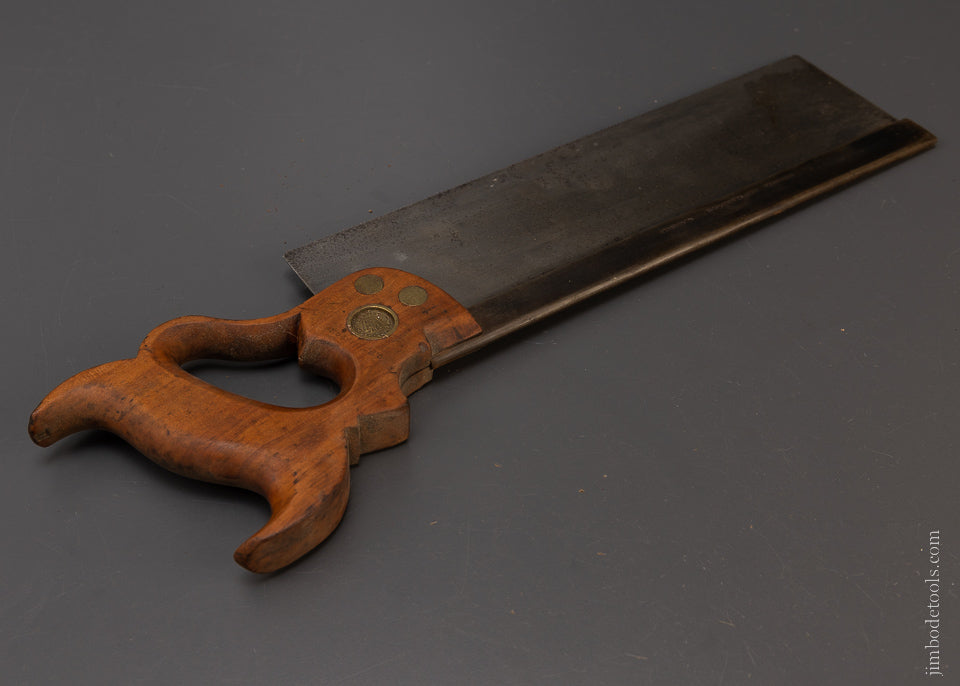 Fine DISSTON & SON Pre-1871 Tenon Dovetail Saw - 107846