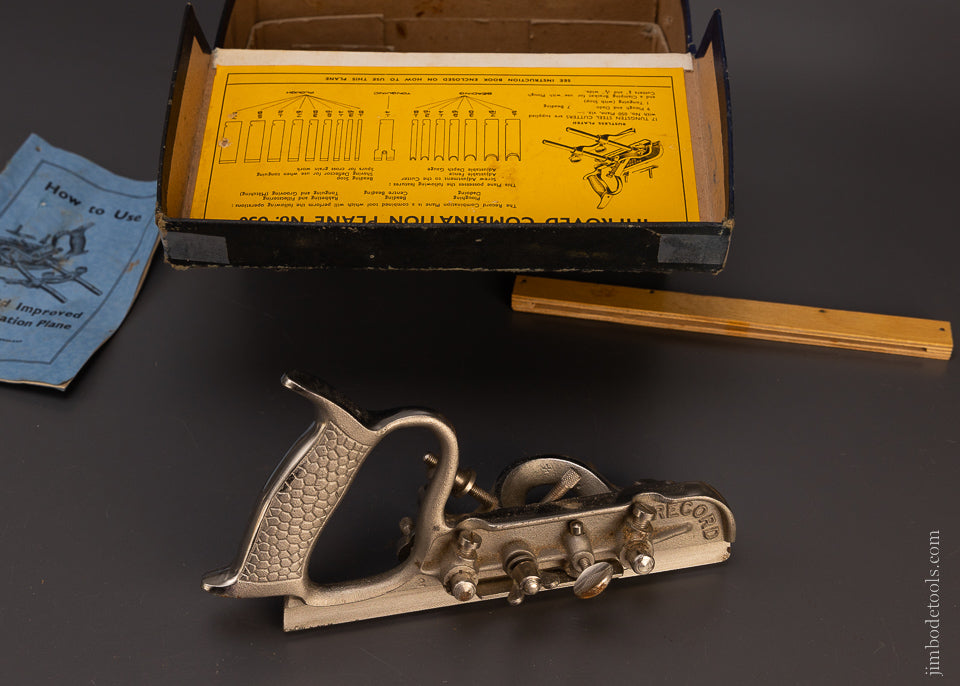 RECORD No. 050 Combination Plane 100% Complete Mint in Box - 107880