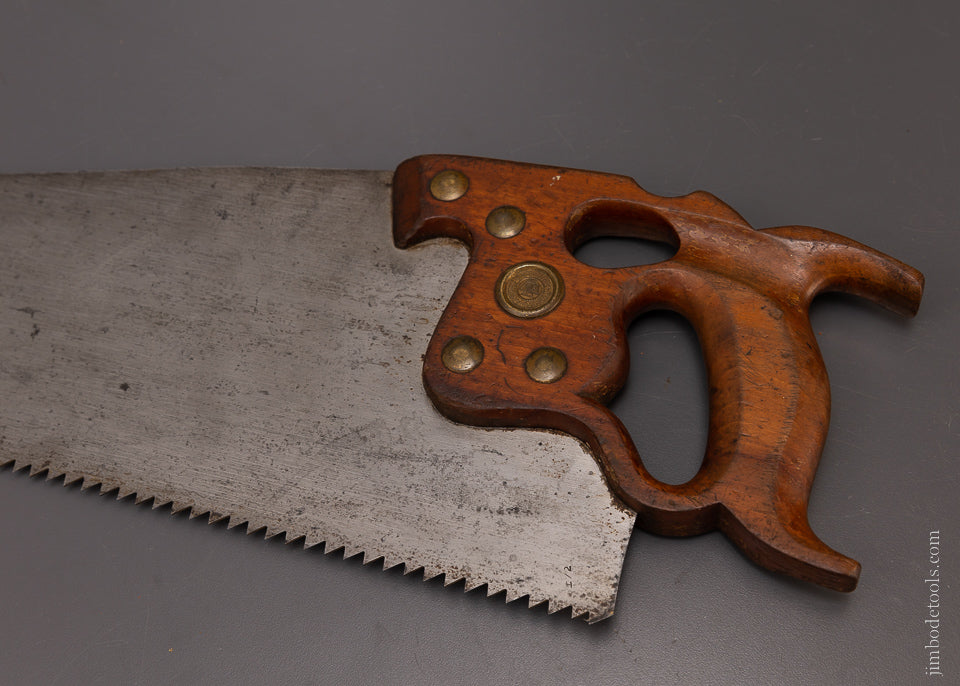 Fine, Sharp DISSTON D-8 Thumb Hole Rip Hand Saw - 107882