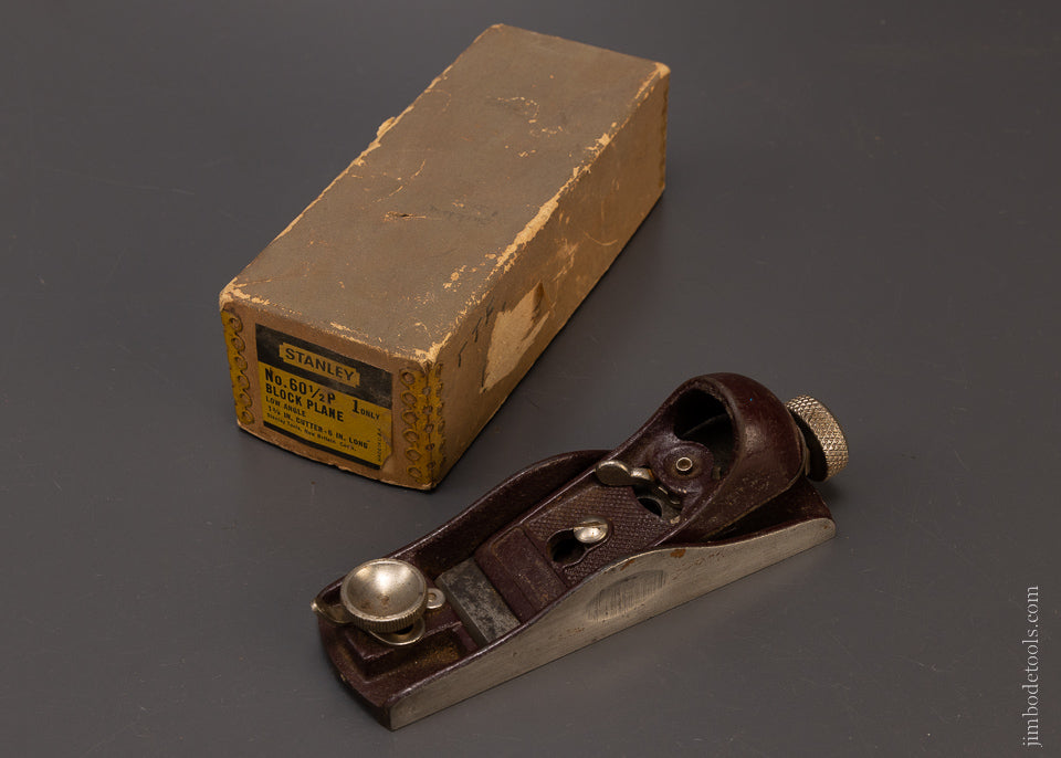 STANLEY No. 60 1/2P Low Angle Block Plane in Box - 107887