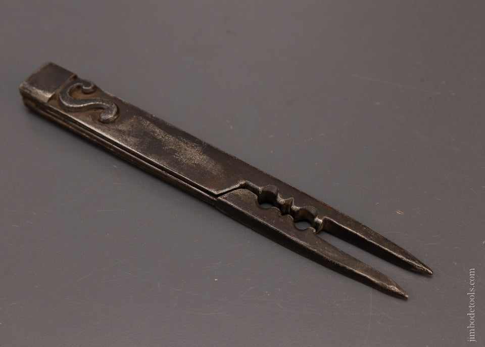 Mind-boggling 17th Century Seven Inch Armorer's Dividers - 107900