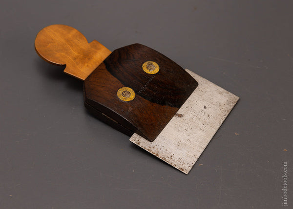 RARE Rosewood and Boxwood Card Scraper Holder by HOLTZAPFFEL - 107901