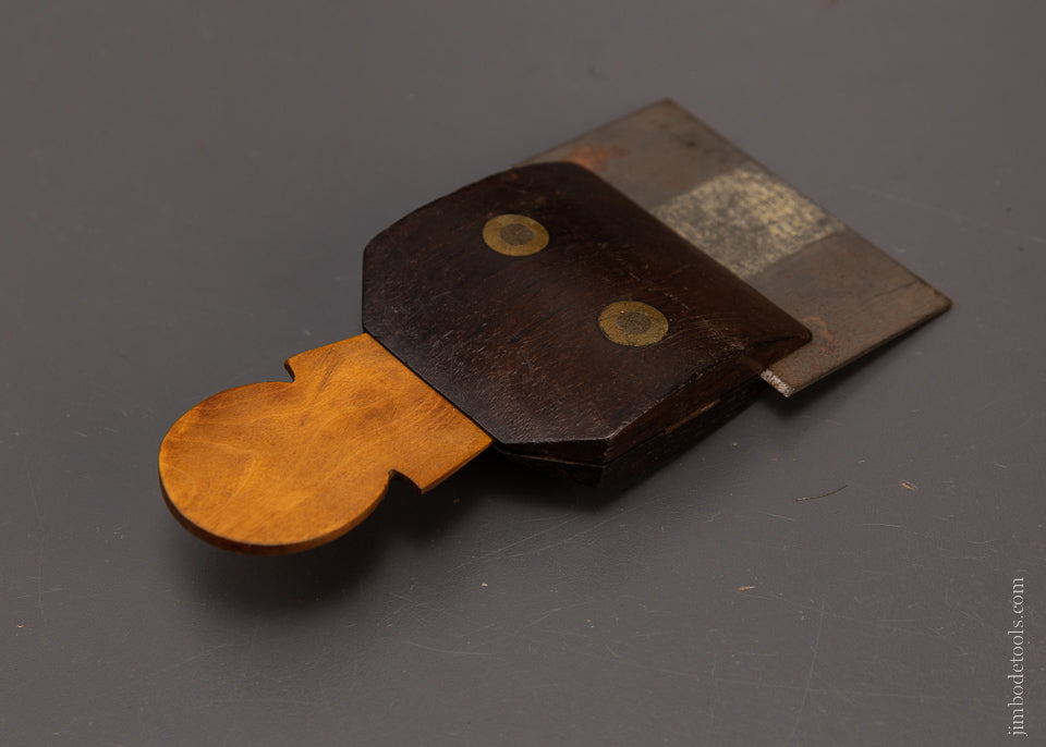 RARE Rosewood and Boxwood Card Scraper Holder by HOLTZAPFFEL - 107901