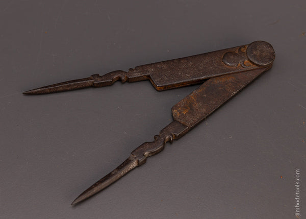 Gorgeous 17th Century French Armorers' Dividers Six Inch - 107905