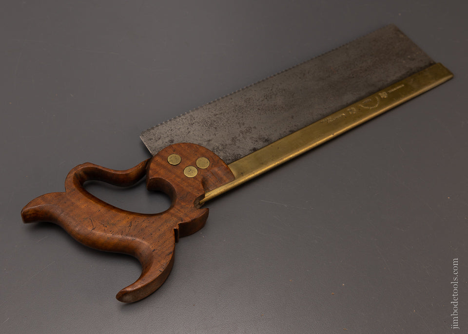 Double Eagle JOHNSON & CONAWAY PHILA Brass Back Saw - 107913