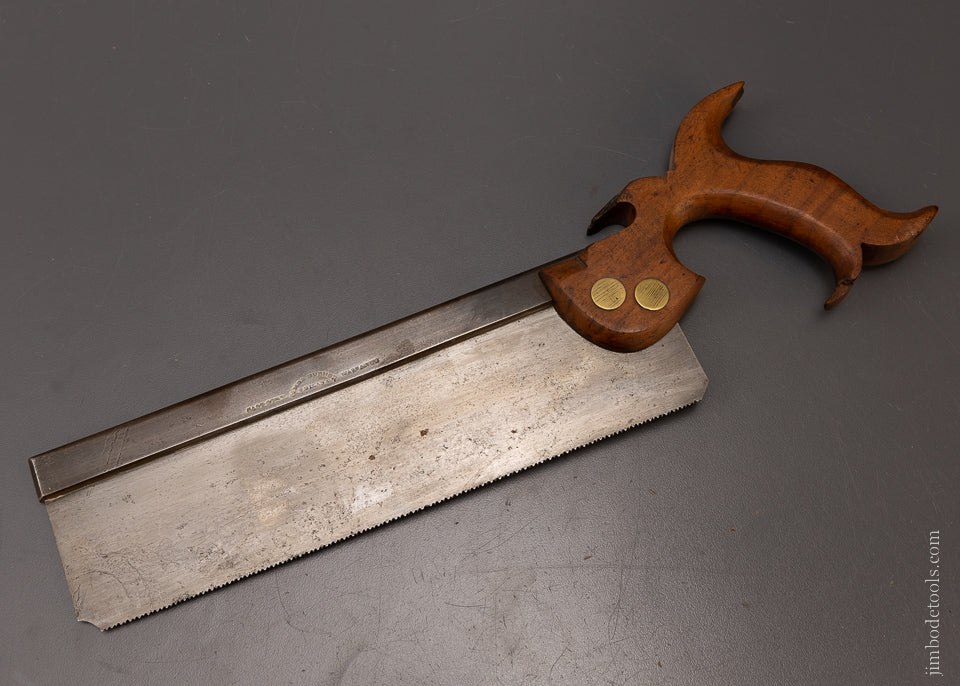 Rare JAMES TURNER PHILADA 10 Inch Back Saw - 107918