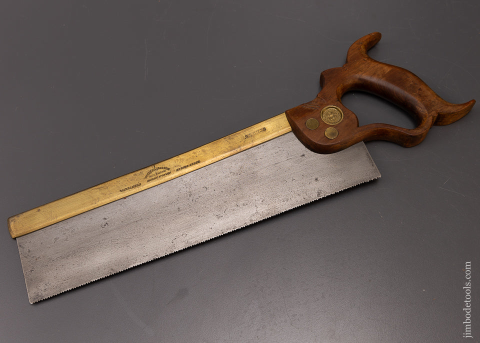 WHEELER MADDEN & CLEMSON Brass Back Saw - 107962