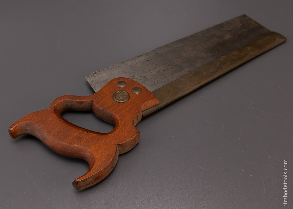 Fine DISSTON No. 5 Brass Back Saw - 107974