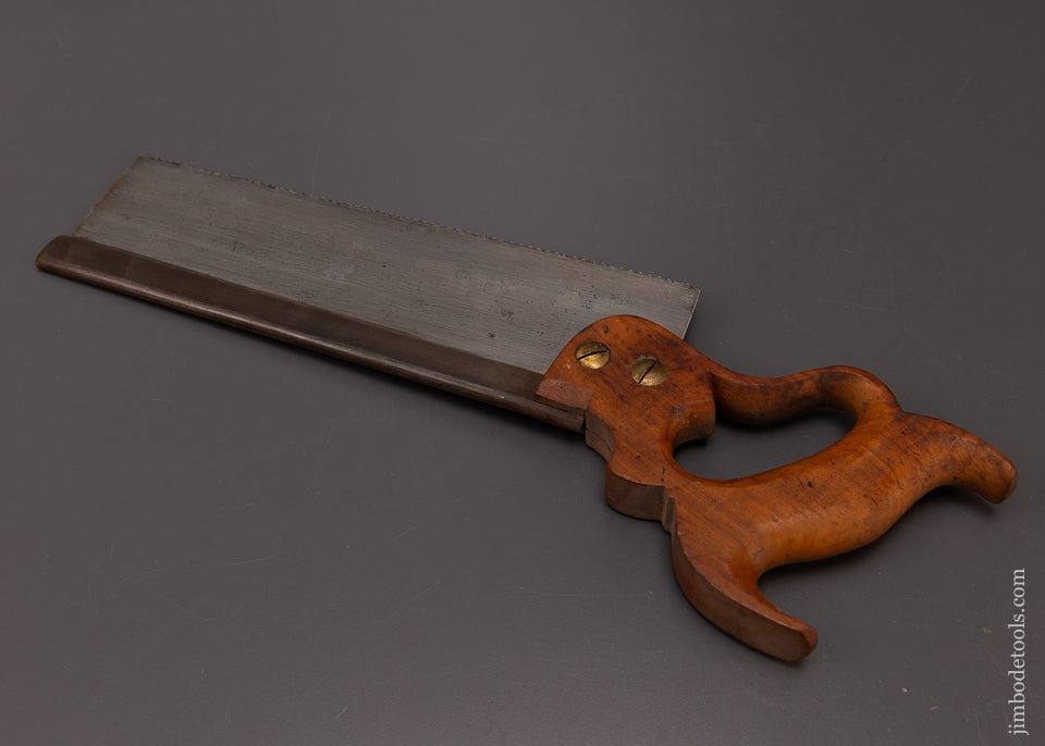 Fine DISSTON No. 4 Dovetail Saw Made for J.B. HUNTER CO. BOSTON - 107975