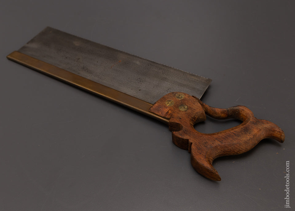 BAKEWELL & CO. 12 Inch Brass Back Saw 107980 Jim Bode Tools