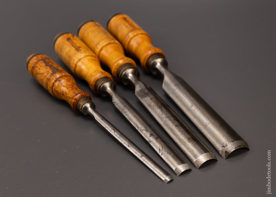 Fine Set of 4 E.A. BERG ESKILSTUNA Gouges with Decals - 107992 – Jim ...