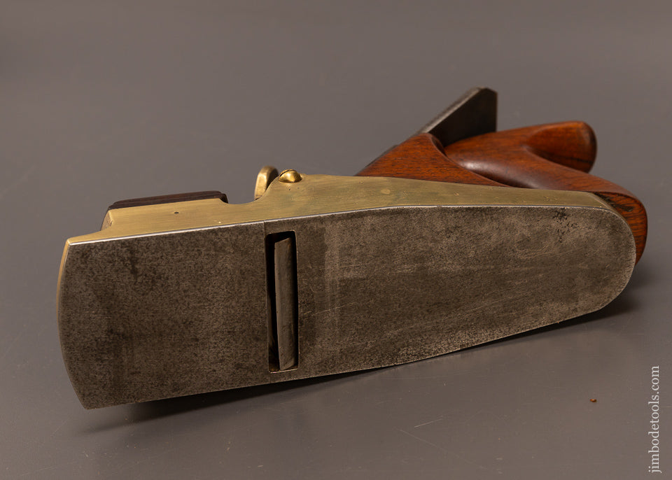 Stunning Gunmetal Scottish Smooth Plane with Heart Pierced Lever Cap - 107998