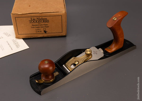 LIE NIELSEN No. 62 Low Angle Jack Plane with Adjustable Mouth Mint in Box - 108008