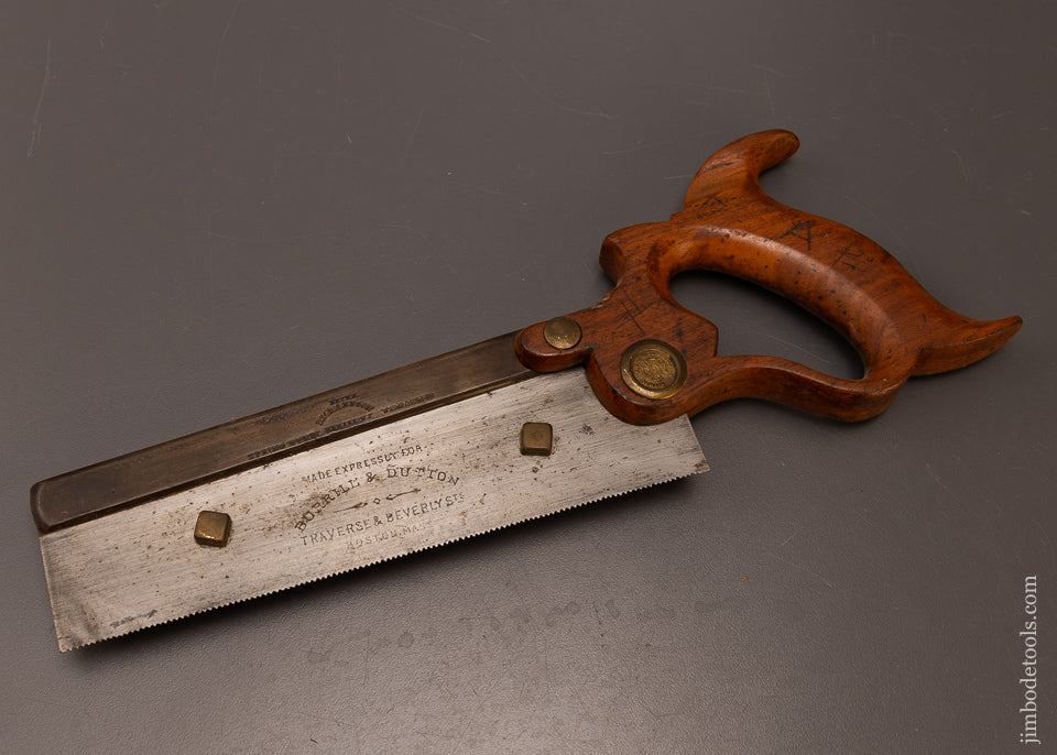 Unusual RICHARDSON Dovetail Saw with Gauge & Dual Mark - 108009