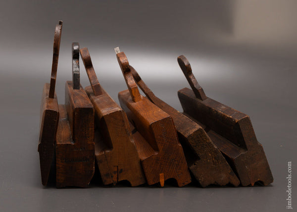 6 Good User Wooden Moulding Planes - 108025