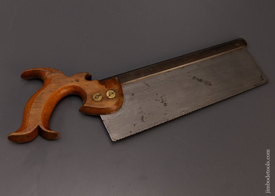 Fine W.B. SEARS & CO. MIDDLETOWN Spring Steel Dovetail Saw - 108028