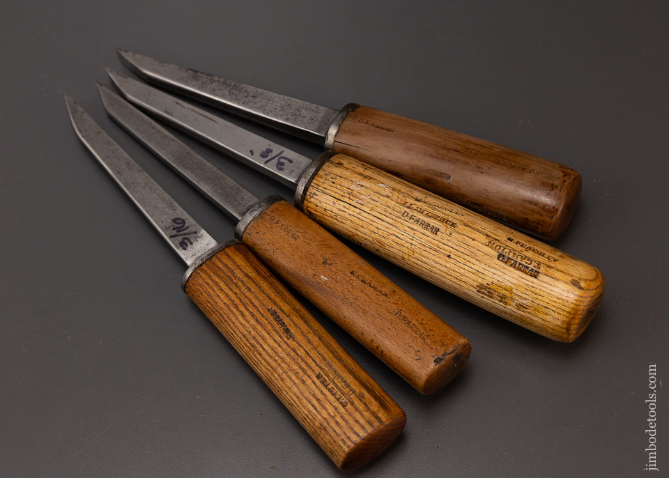 Good User Set of 4 Pig Sicker Mortise Chisels - 108030