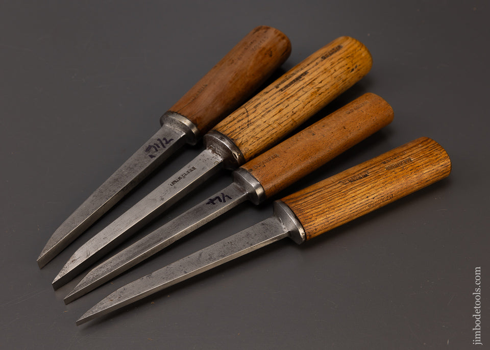 Good User Set of 4 Pig Sicker Mortise Chisels - 108030