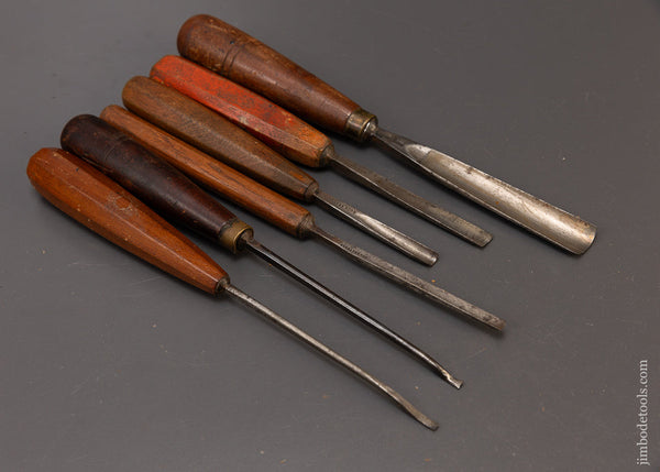 6 BUCK BROS. Carving Chisels Gouges - 108032